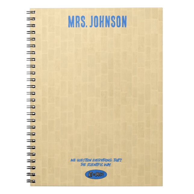 Carnet Question Everything: Embrace the Scientific Way (Devant)