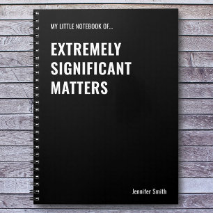 Carnet Questions extrêmement importantes Citation amusant