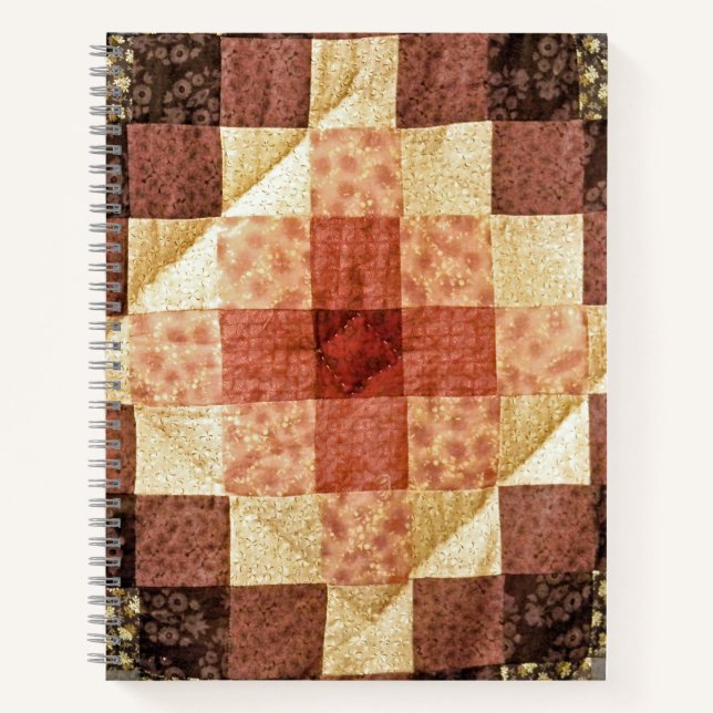 Carnet Quilt de calculette Brown (Devant)