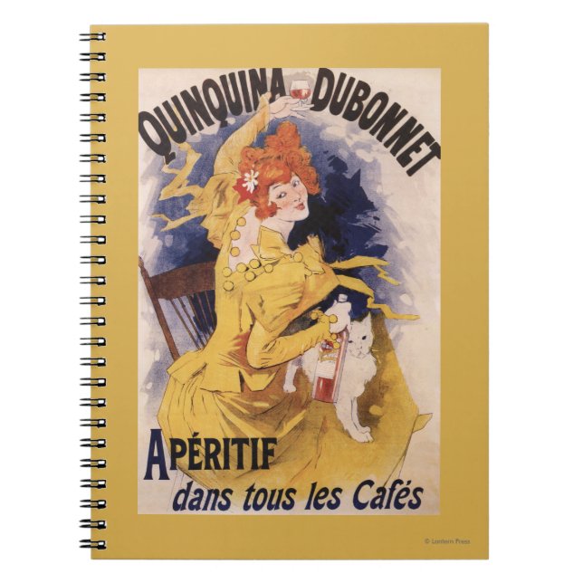 Carnet Quinquina Dubonnet Aperitif Poster promotionnel (Devant)