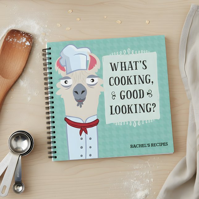 Carnet Quoi de Cuisine bon look Llama Recette (Créateur téléchargé)