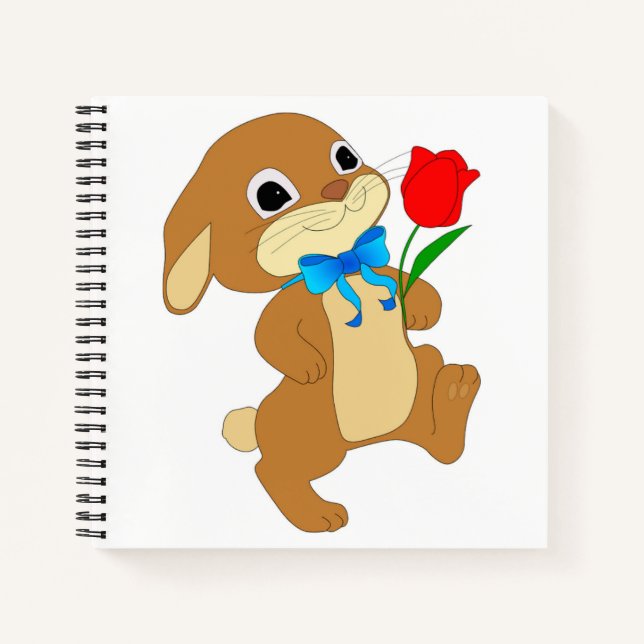 CARNET RABBIT EN AMOUR (Devant)