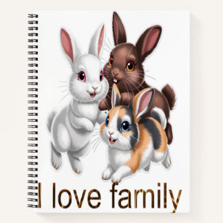 Carnet Rabbit family 