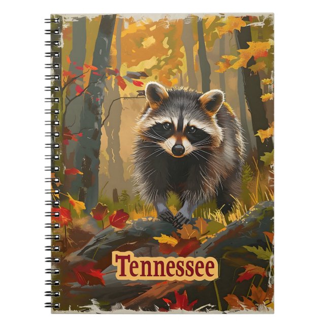 Carnet Raccoon du Tennessee (Devant)