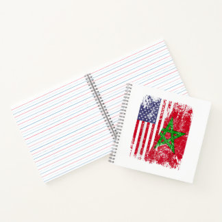 Carnet RACINES MAROCAINES | Demi Drapeau Américain | DRAP