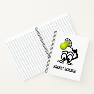 Carnet Racket Science Drôle joueur de tennis