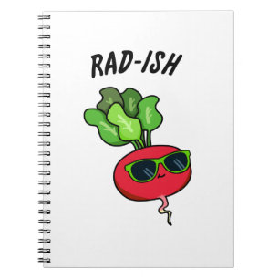 Carnet Rad ish Funny Veggie Radish Pun