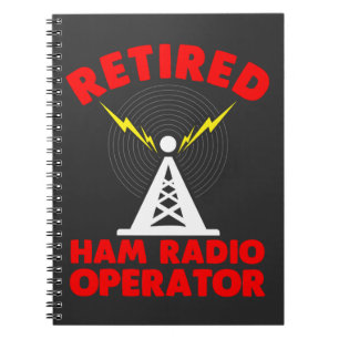 Carnet Radio Opérateur de radio Ham Tour de radio de ret