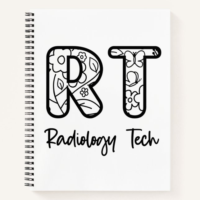 Carnet Radiologie Tech RT Rad Technicien Rad Cadeaux de r (Devant)