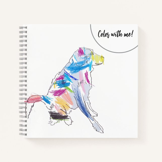 Carnet Rainbow Dog (Devant)