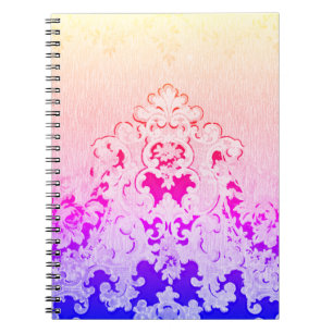 Carnet Rainbow Fancy Flourish Colorful Elegant Notebook