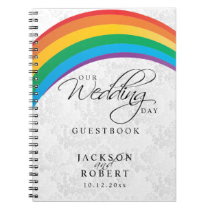 Carnet Rainbow Gay - Our Wedding Day - Guestbook