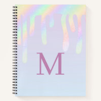 Rainbow Glitter Aesthetic Composition