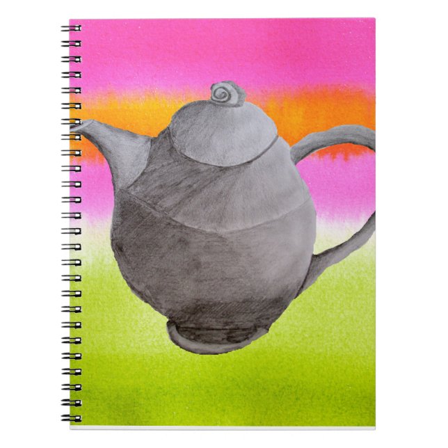 Carnet Rainbow Teapot partie thé (Devant)