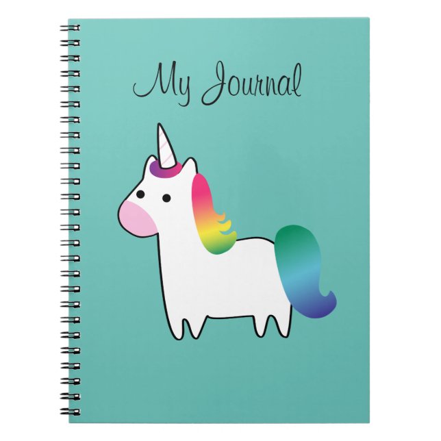Carnet Rainbow Unicorn (Devant)
