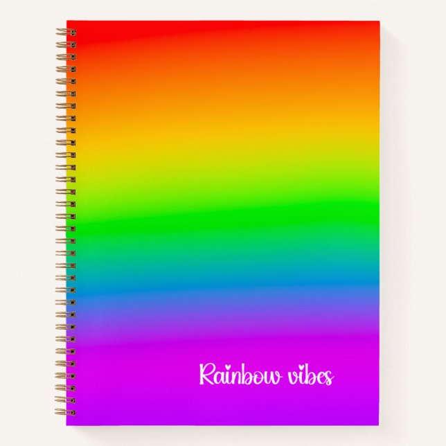 Carnet Rainbow Vibes (Devant)