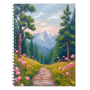 Carnet Randonnée en montagne   Paysage floral de la natur