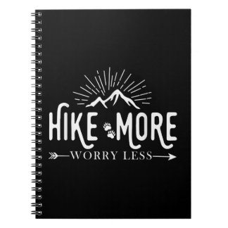 Carnet Randonnée Plus Inquiète Moins, Montagnes Randonnée