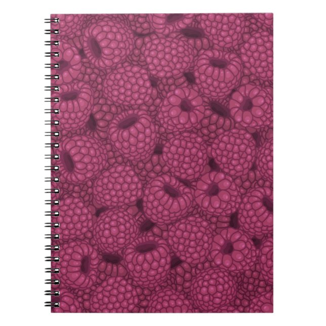 Carnet Raspberry Vintage : Sweet Wrap Design. (Devant)
