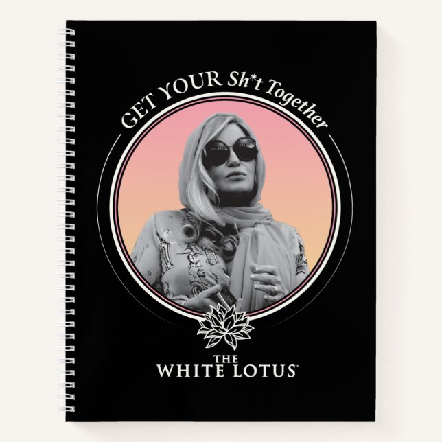 Carnet Rassemblez votre sh*t - Le Lotus Blanc (Devant)