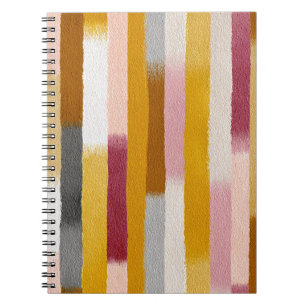 Carnet Rayures verticales aquarelles sans couture