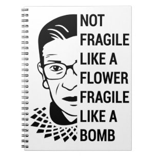 Carnet RBG célèbre, Ruth Bader Ginsburg, RBG féministe