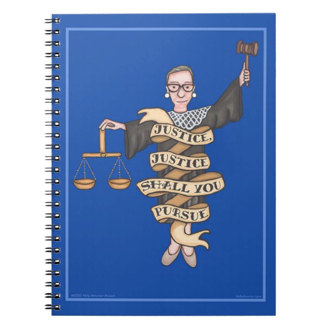 Carnet RBG "Justice, Justice, Tu Pourras Poursuivre" (Devant)