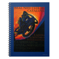 Real Moto Club Poster Vintage Europe