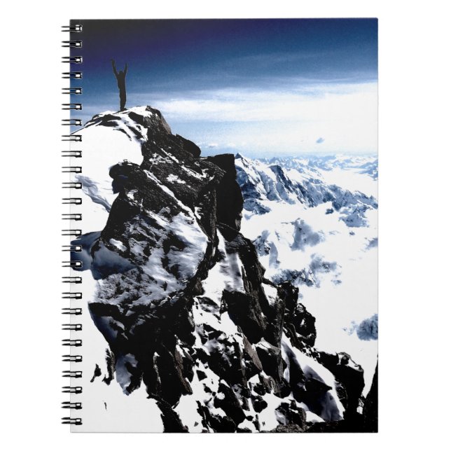 Carnet Réalisation de l'alpiniste hiver de neige (Devant)