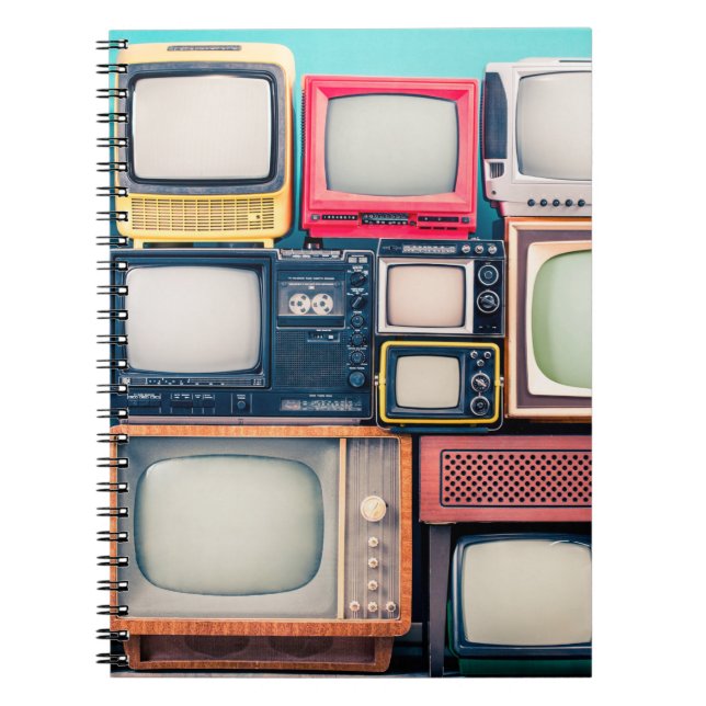 Carnet Récepteurs TV rétro à partir des années 60, les an (Devant)