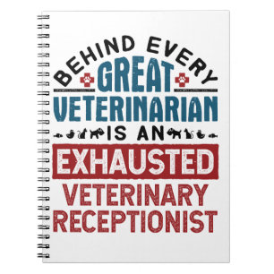 Carnet Réceptionniste vétérinaire épuisé
