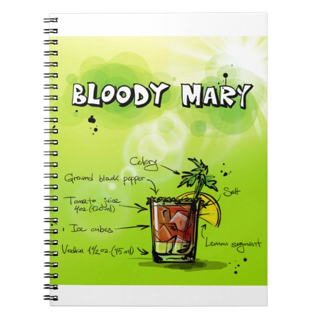 Carnet Recette Bloody Mary (Devant)