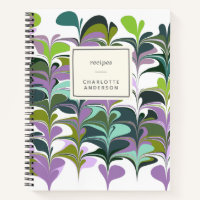 Recette d'art floral Abstrait violet élégant