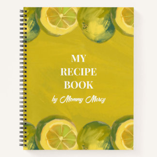 Carnet Recette de bordure de fruits au citron peintre jau