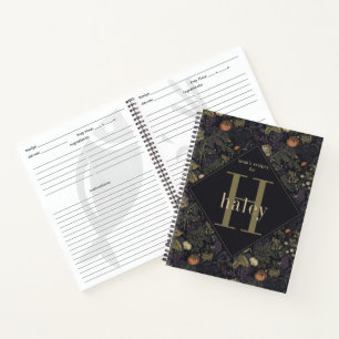 Carnet Recette de famille de Vintage Dark Garden William