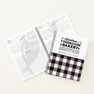 Carnet Recette de la boulangerie agricole de grand-mère e