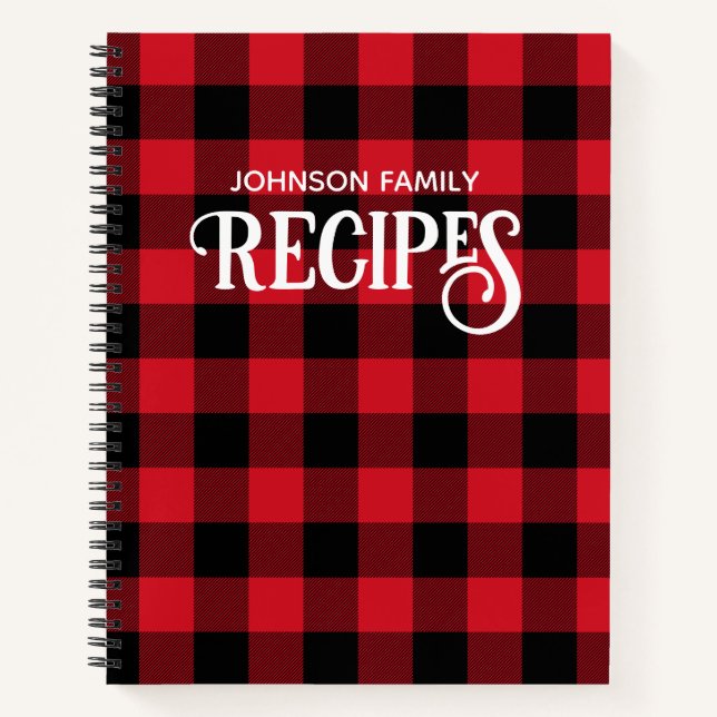 Carnet Recette de la famille de chèques vacances de bison (Devant)