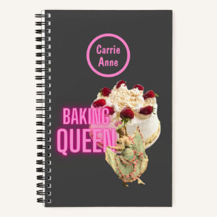 Carnet Recette de la reine de cuisson au gâteau vintage