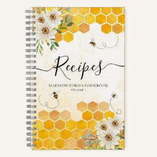 Carnet Recette de miel de bourdons en nid d'abeilles flor