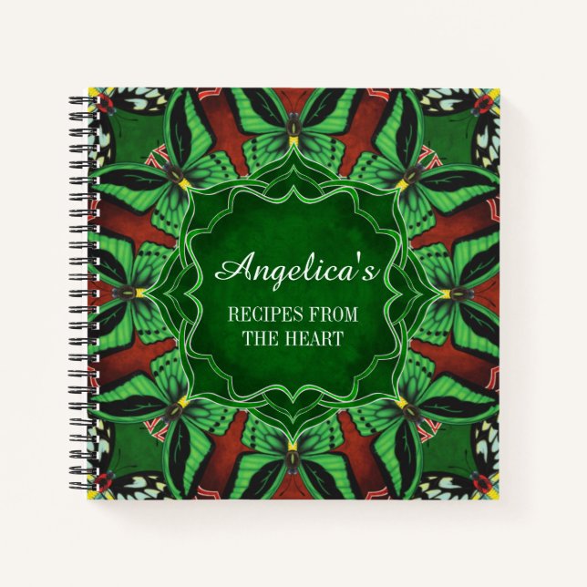 Carnet Recette de papillon de naissance Cairns (Devant)