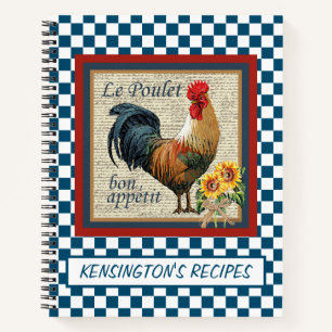 Carnet Recette du coq de la campagne française bleue