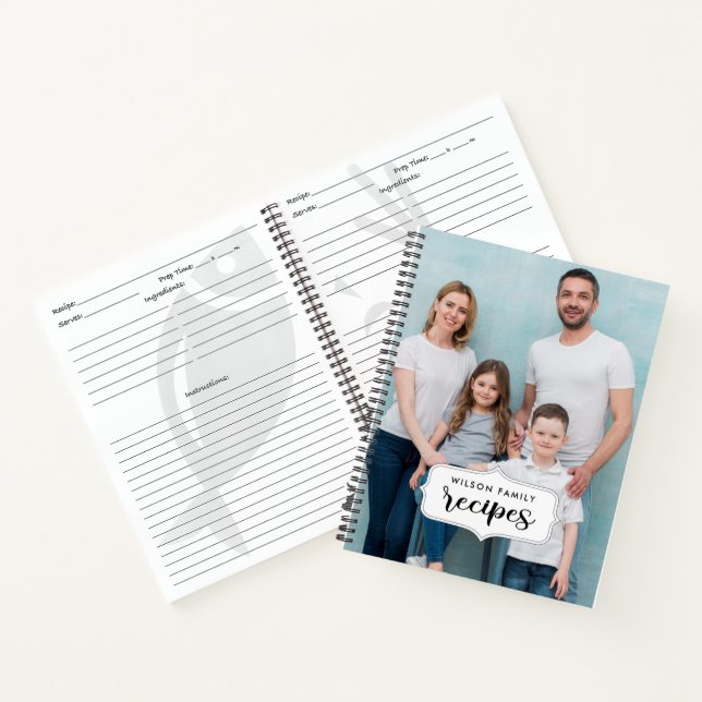 Carnet Recette élégante de la famille de photos 2 (Intérieur)