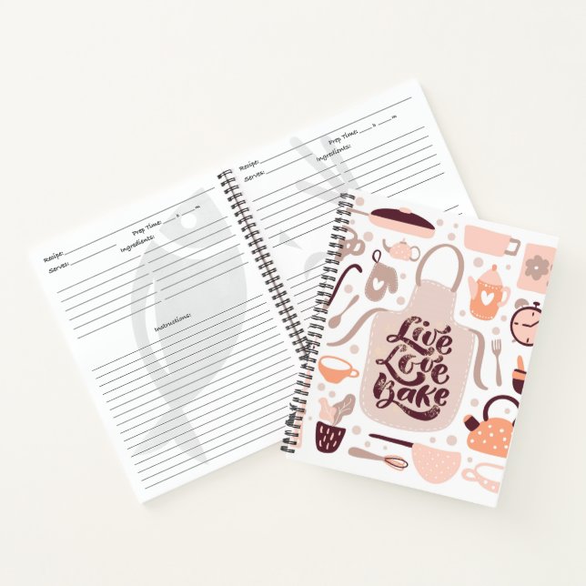 Carnet Recette Live Love Bake (Intérieur)