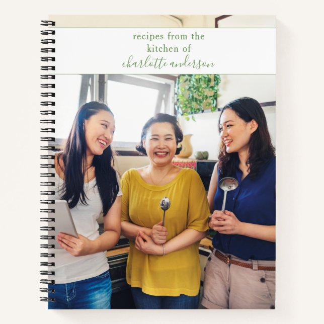 Carnet Recette simple de conservation de la photo de fami (Devant)