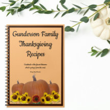 Recettes d'Action de grâce Citrouille Sunflowers G