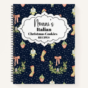 Carnet Recettes de biscuits italiens de Noël de Nonni