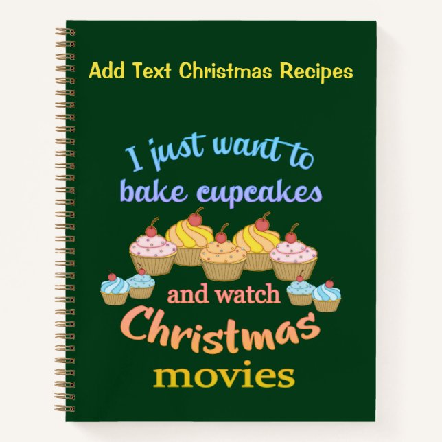 Carnet Recettes de cuisson de Noël (Devant)