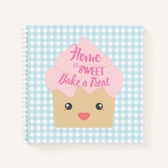 Carnet Recettes de dessert Kawaii Cupcake (Devant)