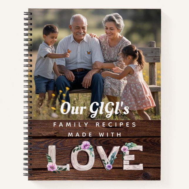Carnet Recettes de la famille Gigi - Ajouter photo et tex (Devant)