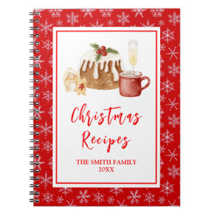 Carnet Recettes de pâtisserie des Fêtes Pudding de Noël